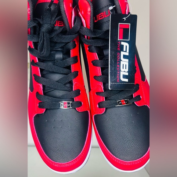 FUBU Bold Red and Black Sneakers - Picture 5 of 5